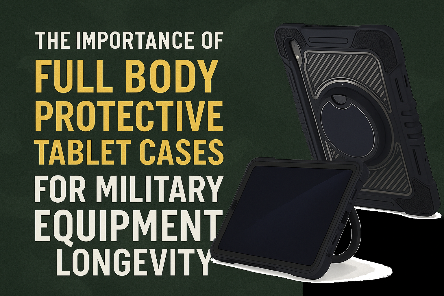 The Importance of Full Body Protective Tablet Cases for Military Equipment Longevity