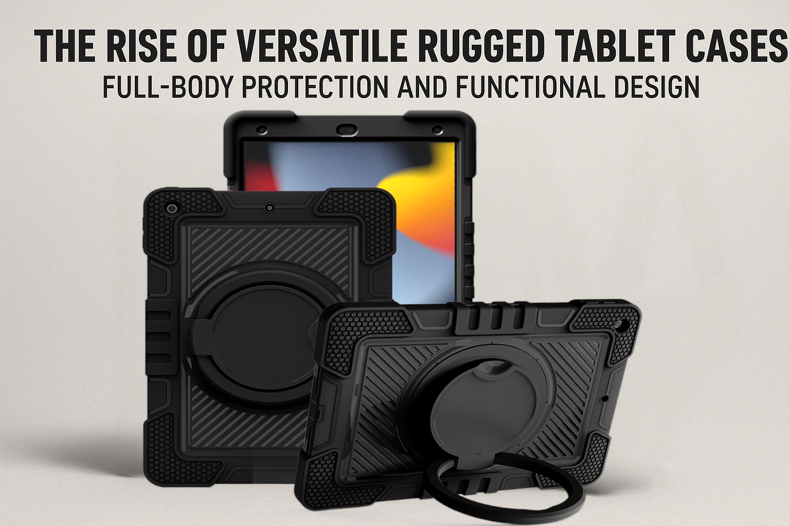 Versatile Rugged Tablet Cases: Growth, Full Body Protection, and Kickstand Innovations