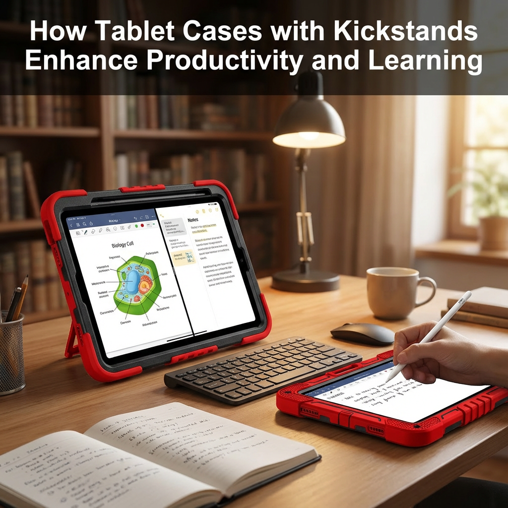 How Tablet Cases with Kickstands Enhance Productivity and Learning
