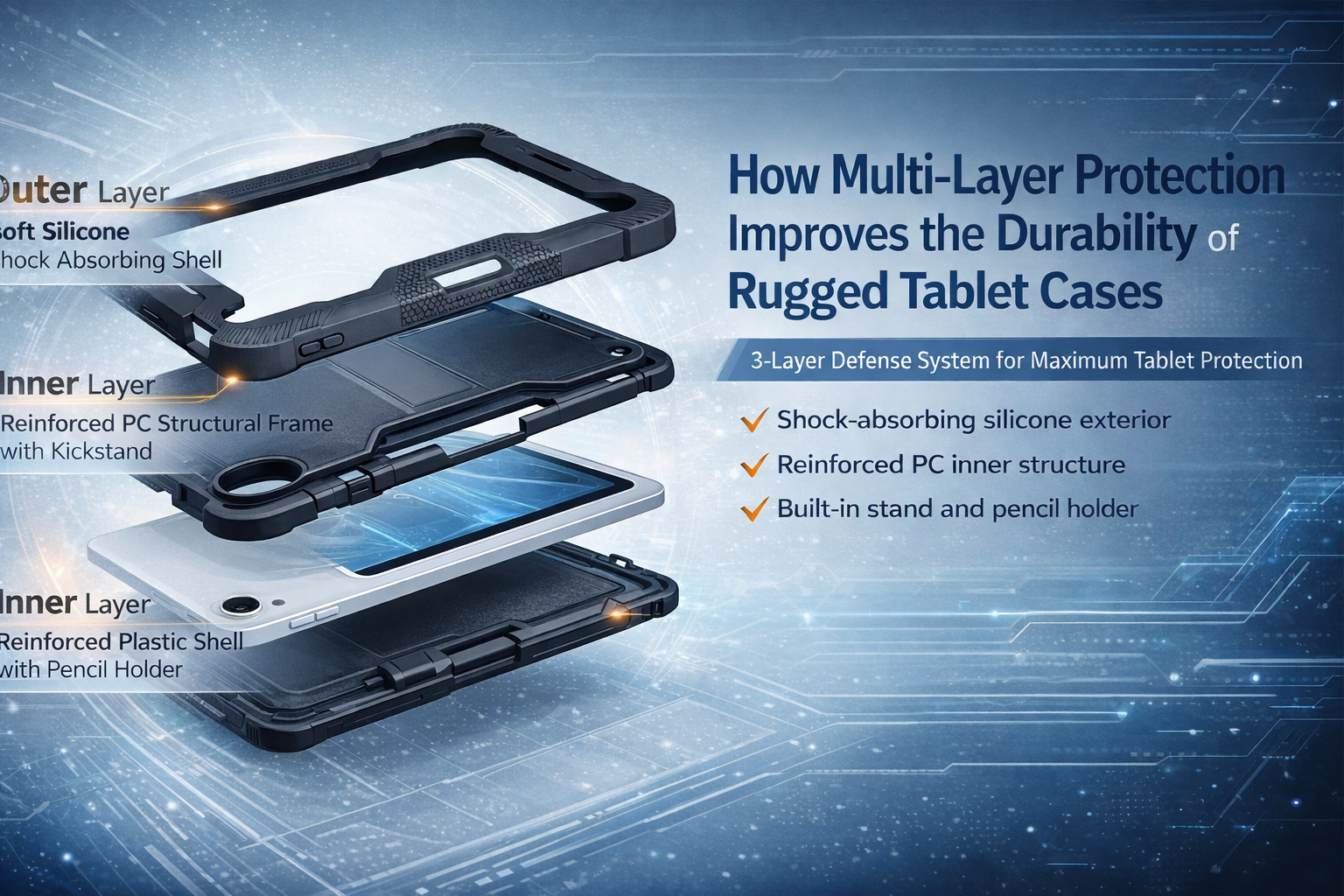 How Multi‑Layer Protection Improves the Durability of Rugged Tablet Cases