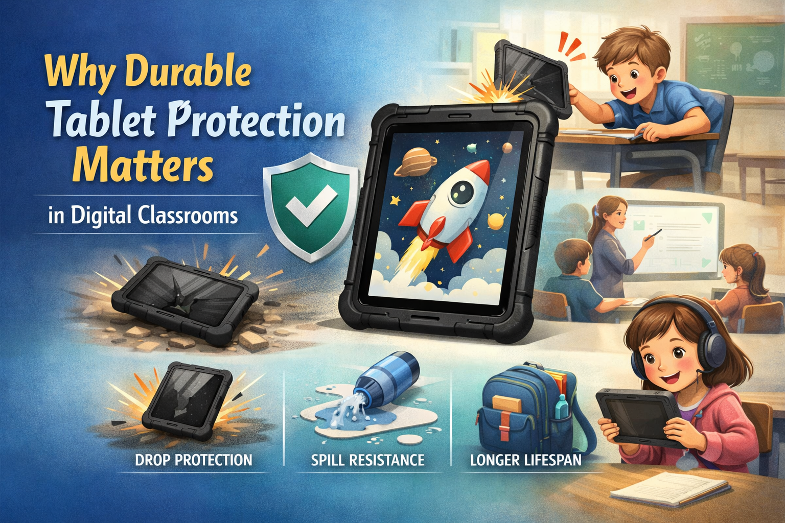 Why Durable Tablet Protection Matters in Digital Classrooms