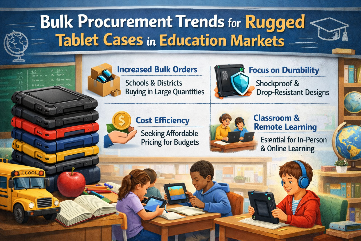 Bulk Procurement Trends for Rugged Tablet Cases in Education