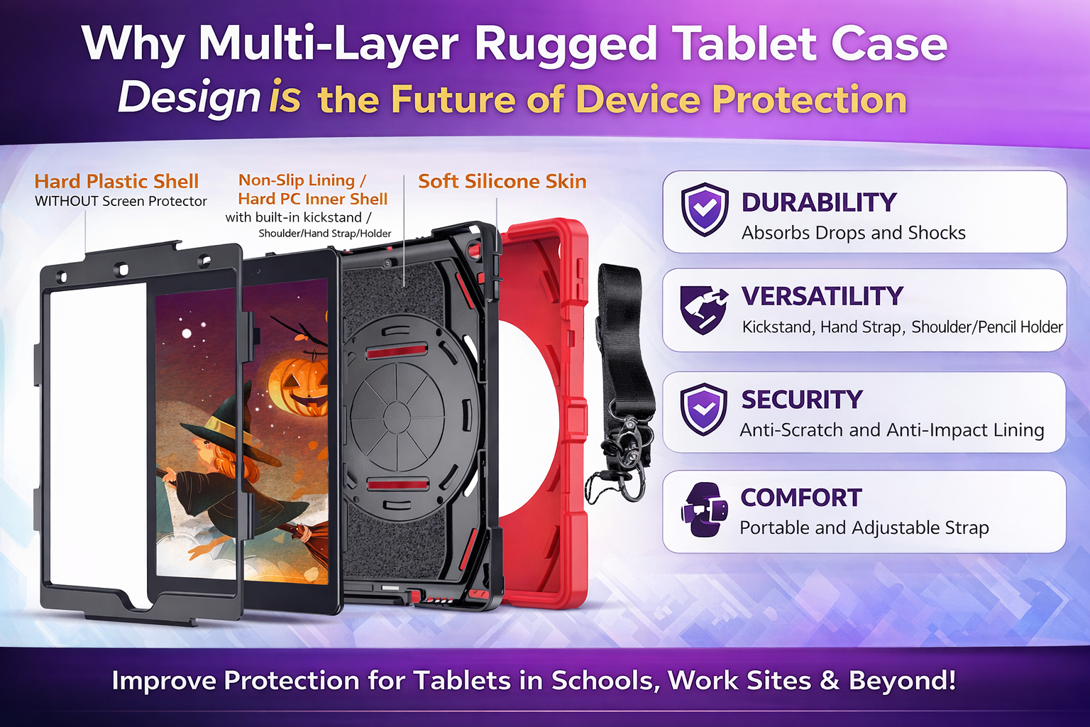 Why Multi‑Layer Rugged Tablet Case Design Is the Future of Device Protection
