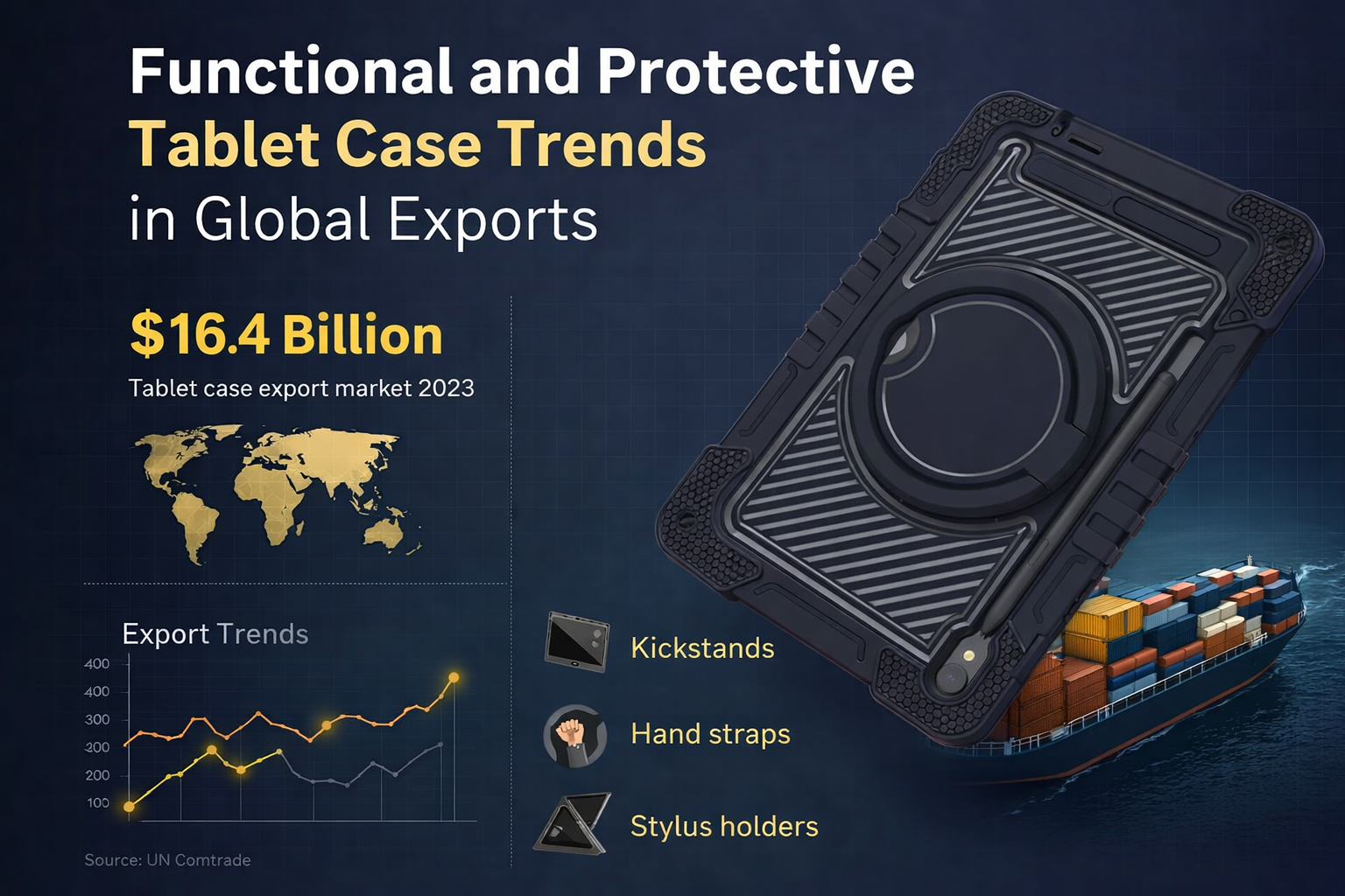 Functional and Protective Tablet Case Trends in Global Exports