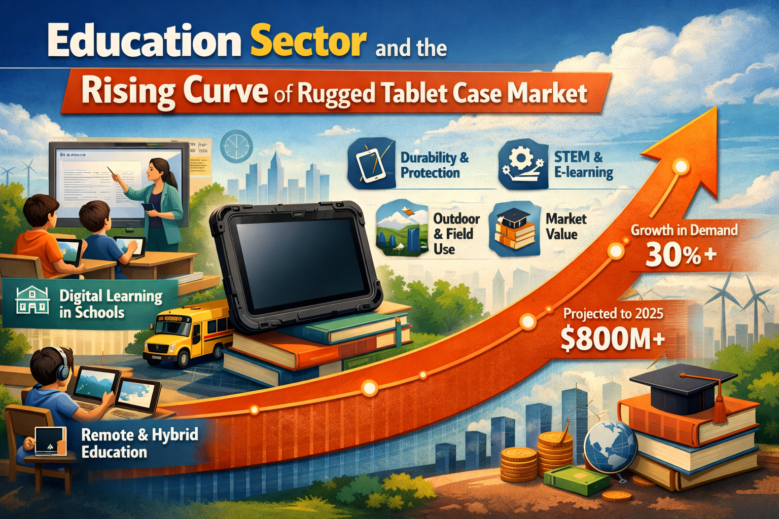 Education Sector Driving Rugged Tablet Case Market Growth