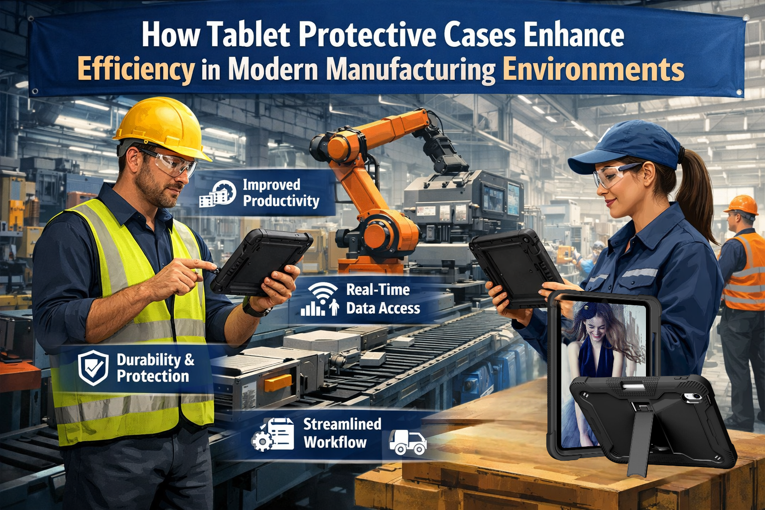 How Tablet Protective Cases Enhance Efficiency in Modern Manufacturing Environments