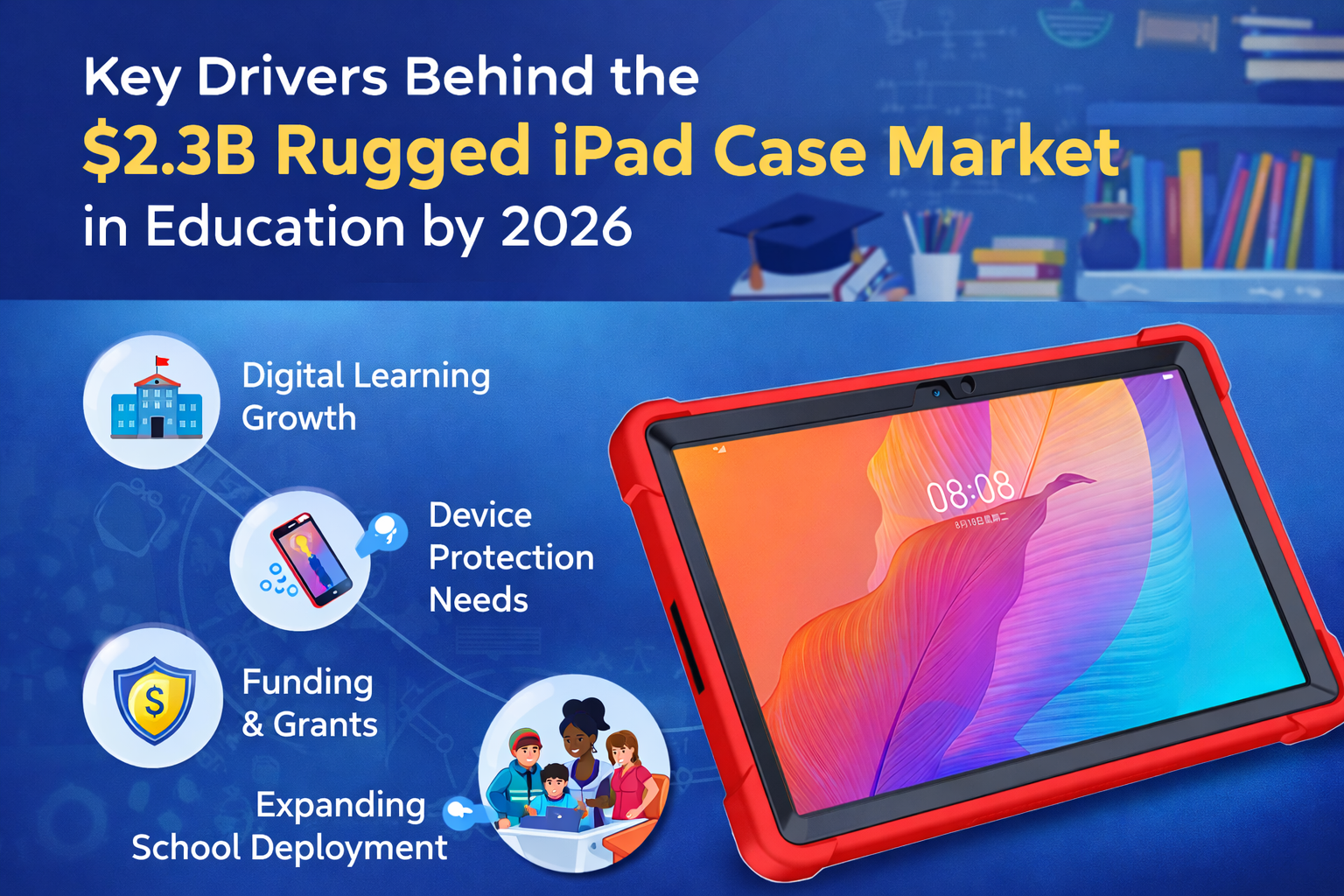 Key Drivers Behind the $2.3B Rugged iPad Case Market in Education by 2026