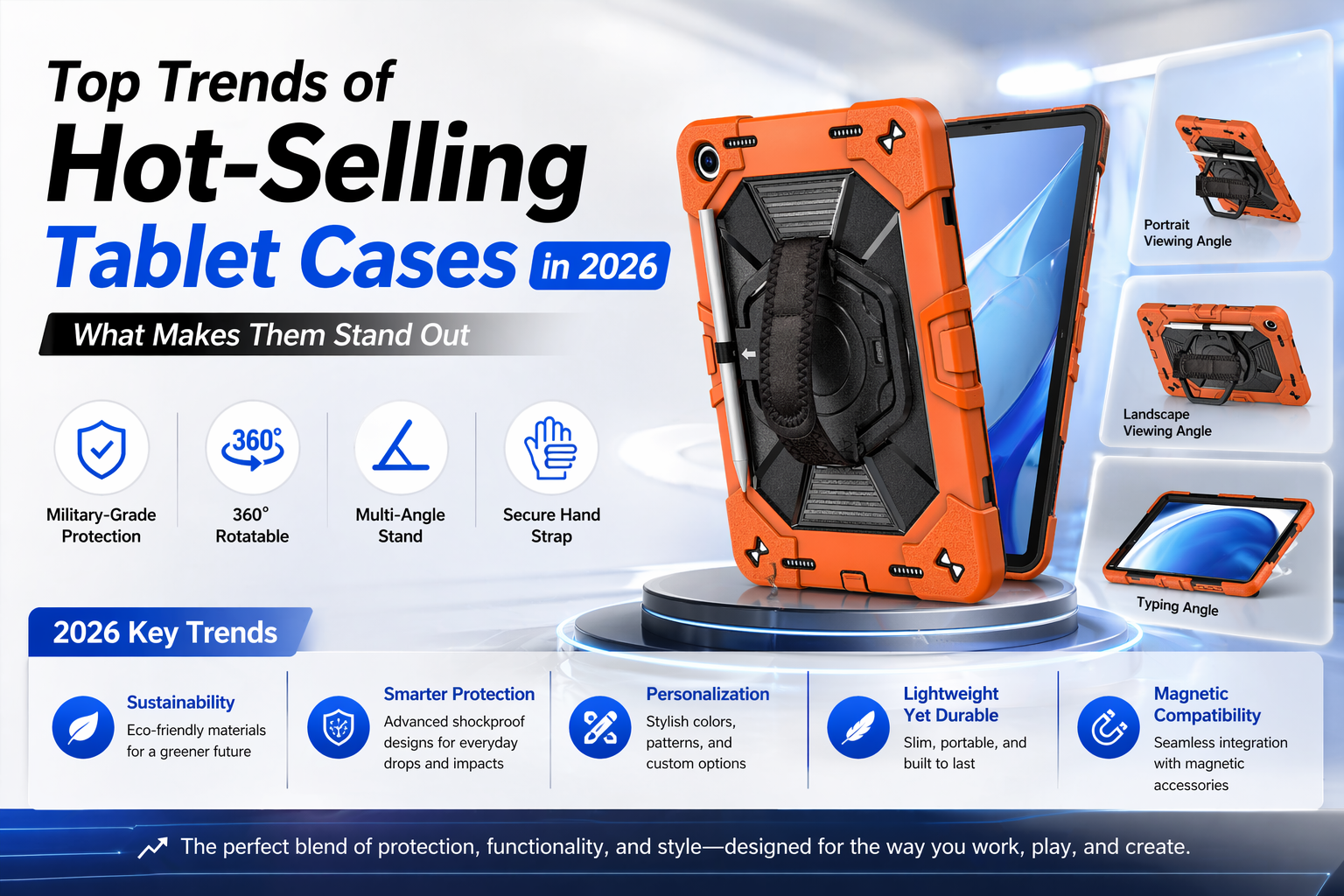 Top Hot-Selling Tablet Cases in 2026: Trends, Materials & Features
