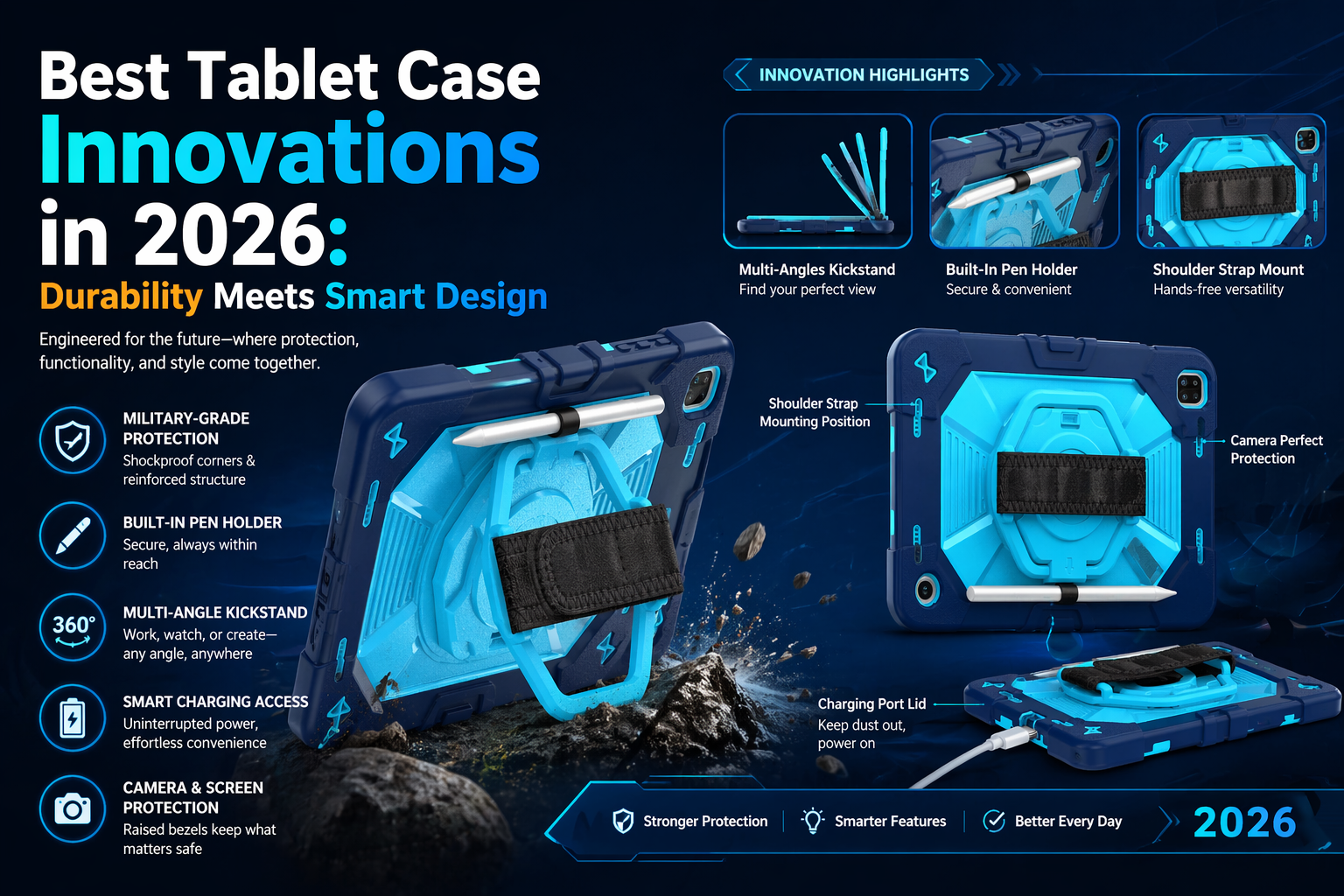 Best Tablet Case Innovations in 2026: Durability Meets Smart Design