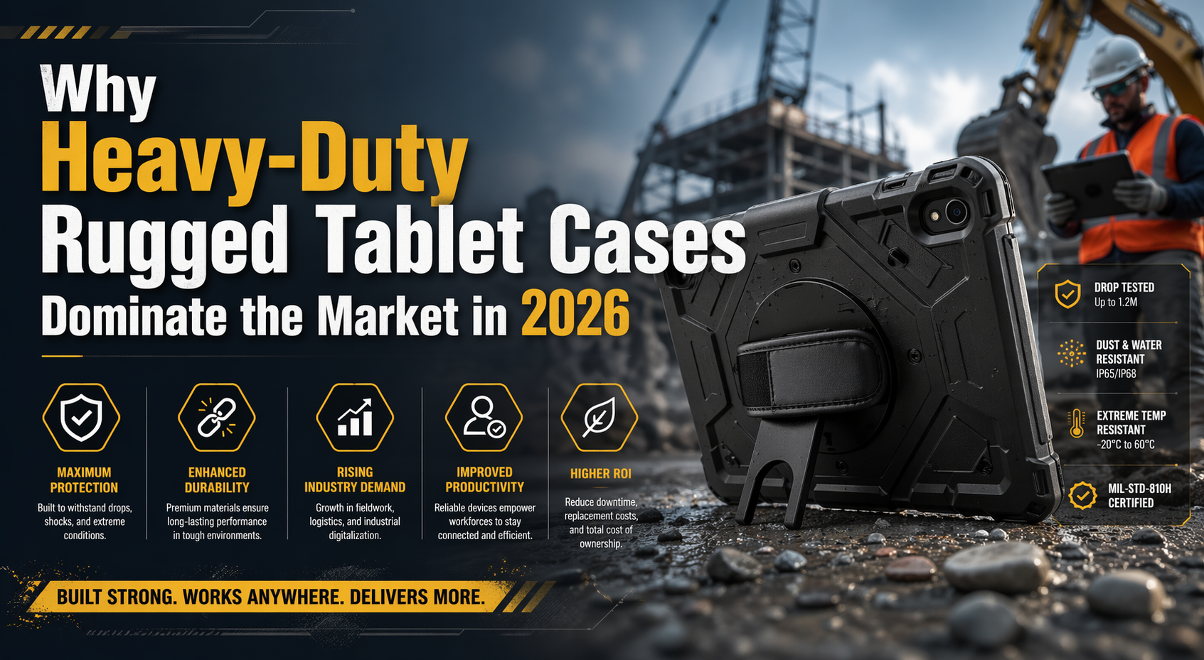 Why Heavy-Duty Rugged Tablet Cases Dominate the Market in 2026