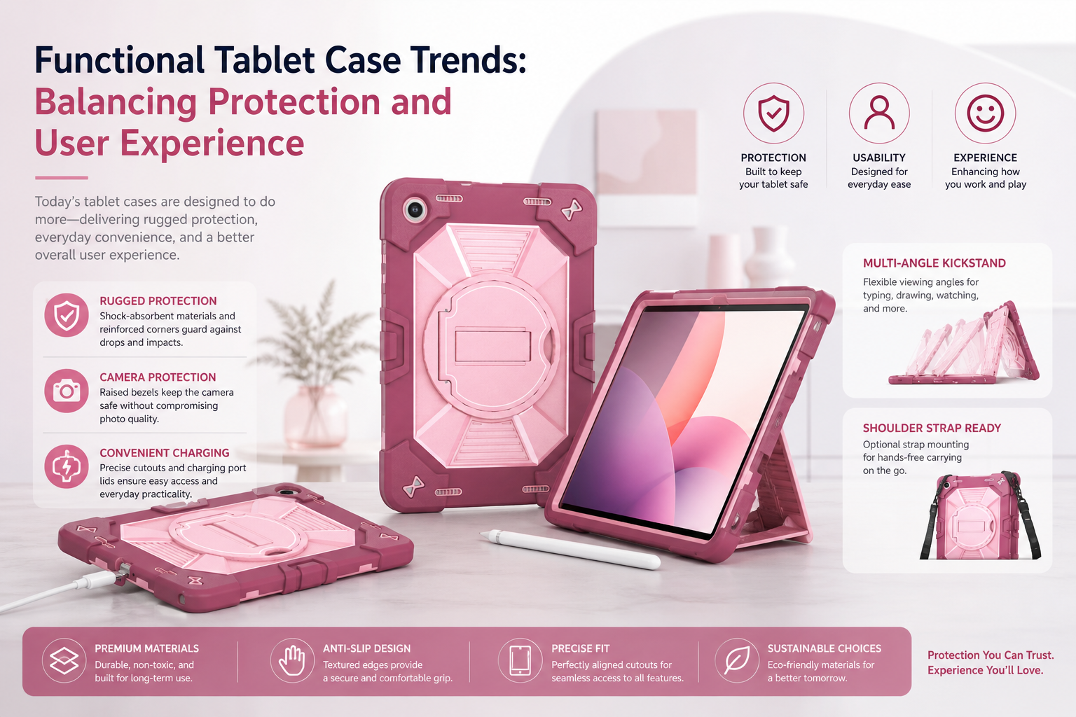 Functional Tablet Case Trends: Balancing Protection and User Experience