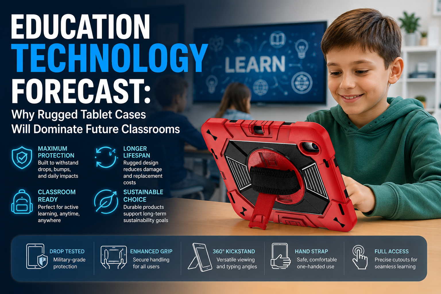 Education Technology Forecast: Why Rugged Tablet Cases Will Dominate Future Classrooms
