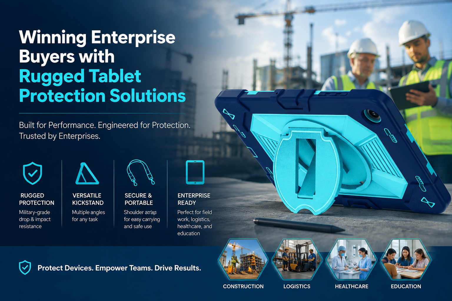 Winning Enterprise Buyers with Rugged Tablet Protection Solutions