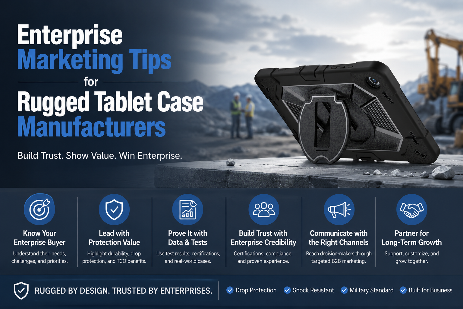 Enterprise Marketing Tips for Rugged Tablet Case Manufacturers