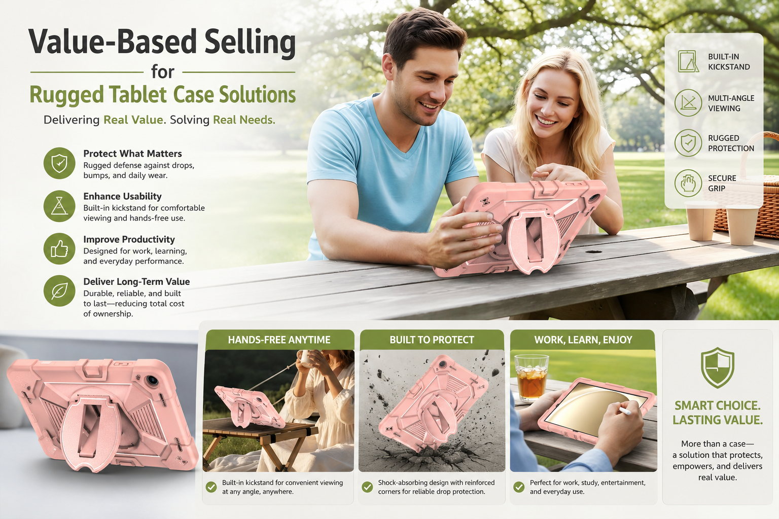 Value-Based Selling for Rugged Tablet Case Solutions