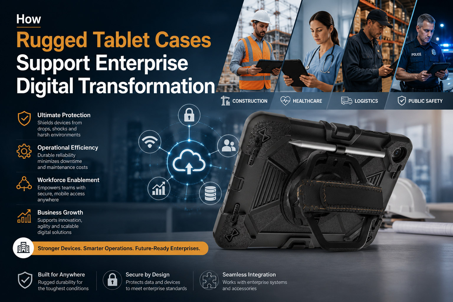 How Rugged Tablet Cases Support Enterprise Digital Transformation