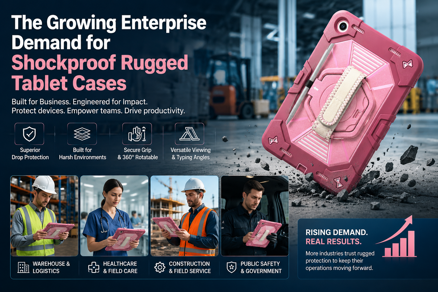 The Growing Enterprise Demand for Shockproof Rugged Tablet Cases