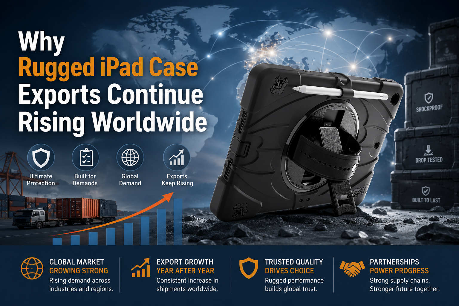Why Rugged iPad Case Exports Continue Rising Worldwide