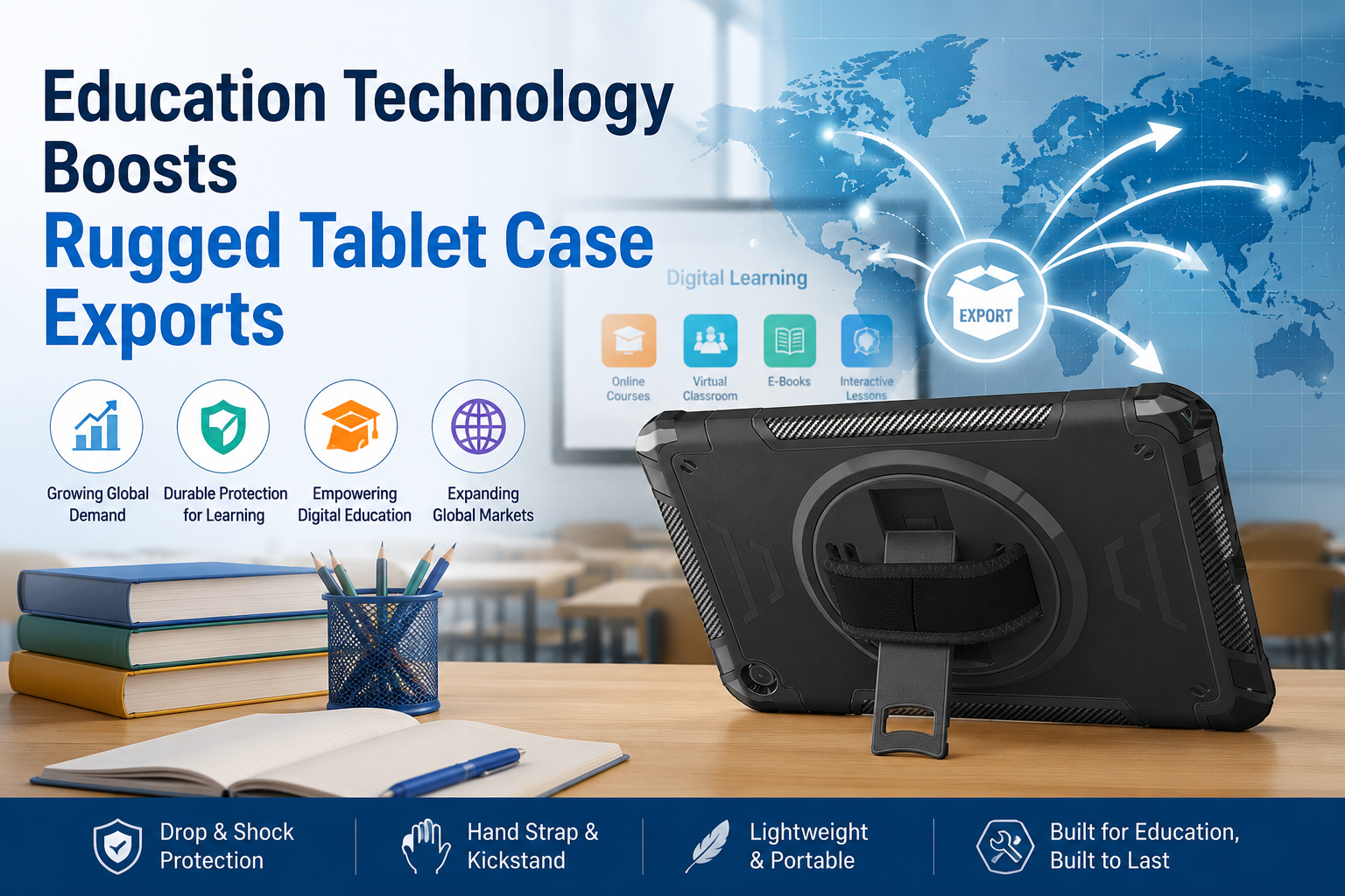Education Technology Boosts Rugged Tablet Case Exports