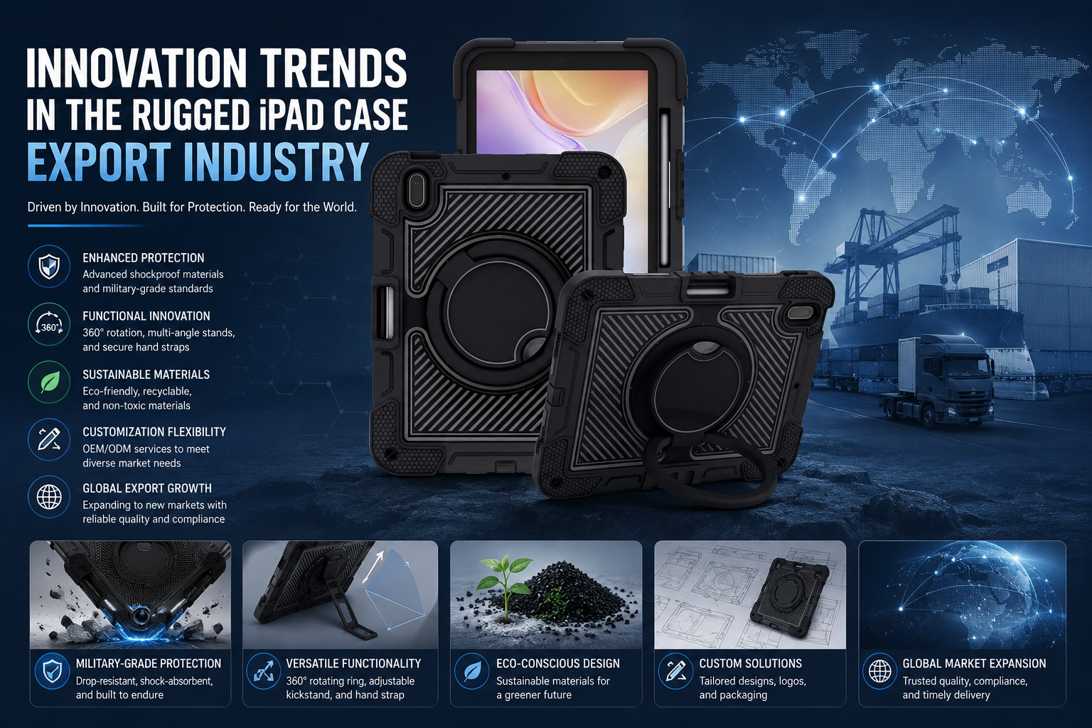 Innovation Trends in the Rugged iPad Case Export Industry