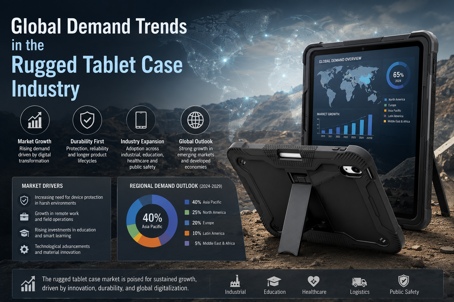 Industrial Growth of Rugged Tablet Cases