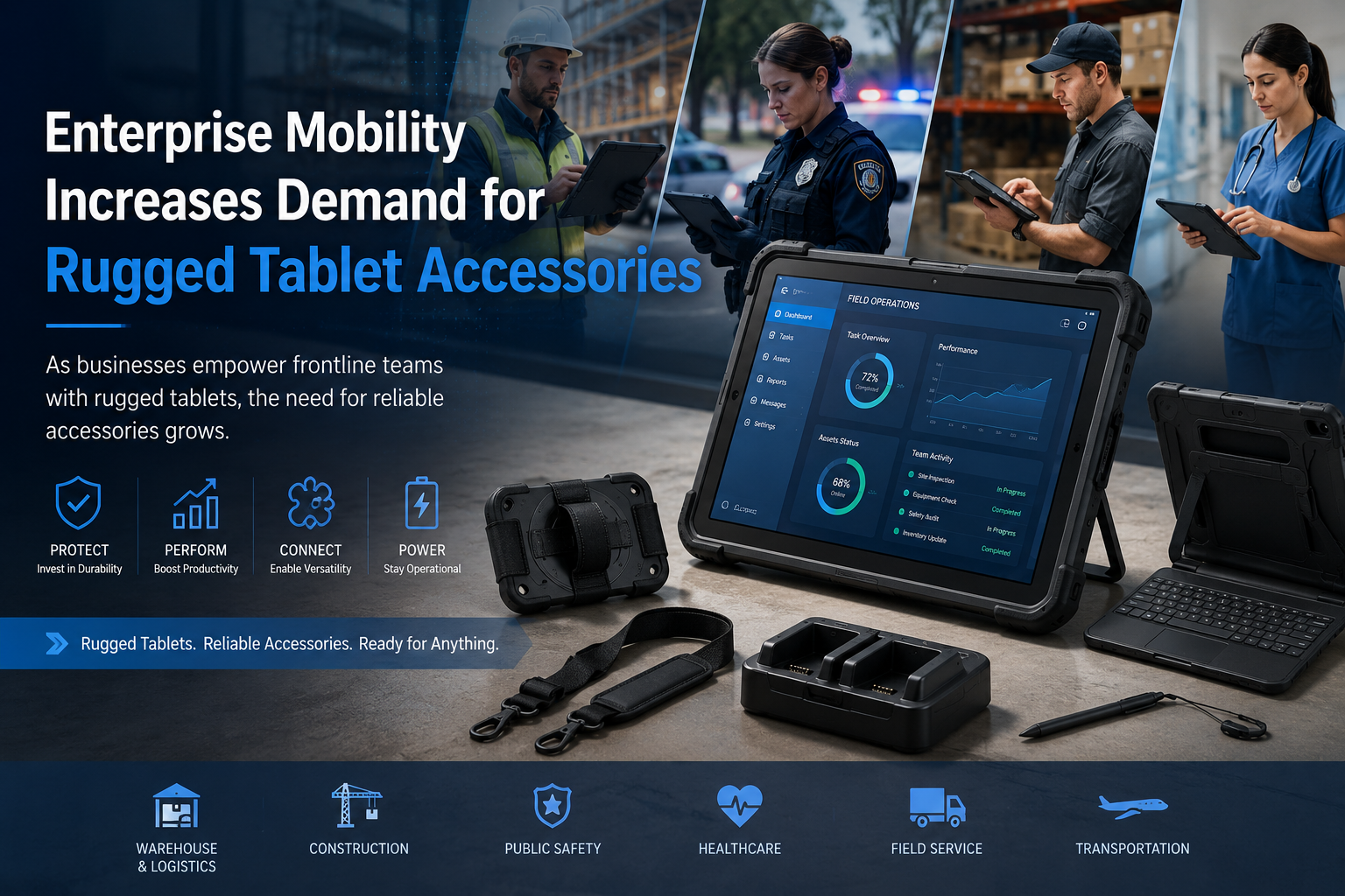 Enterprise Mobility Increases Demand for Rugged Tablet Accessories
