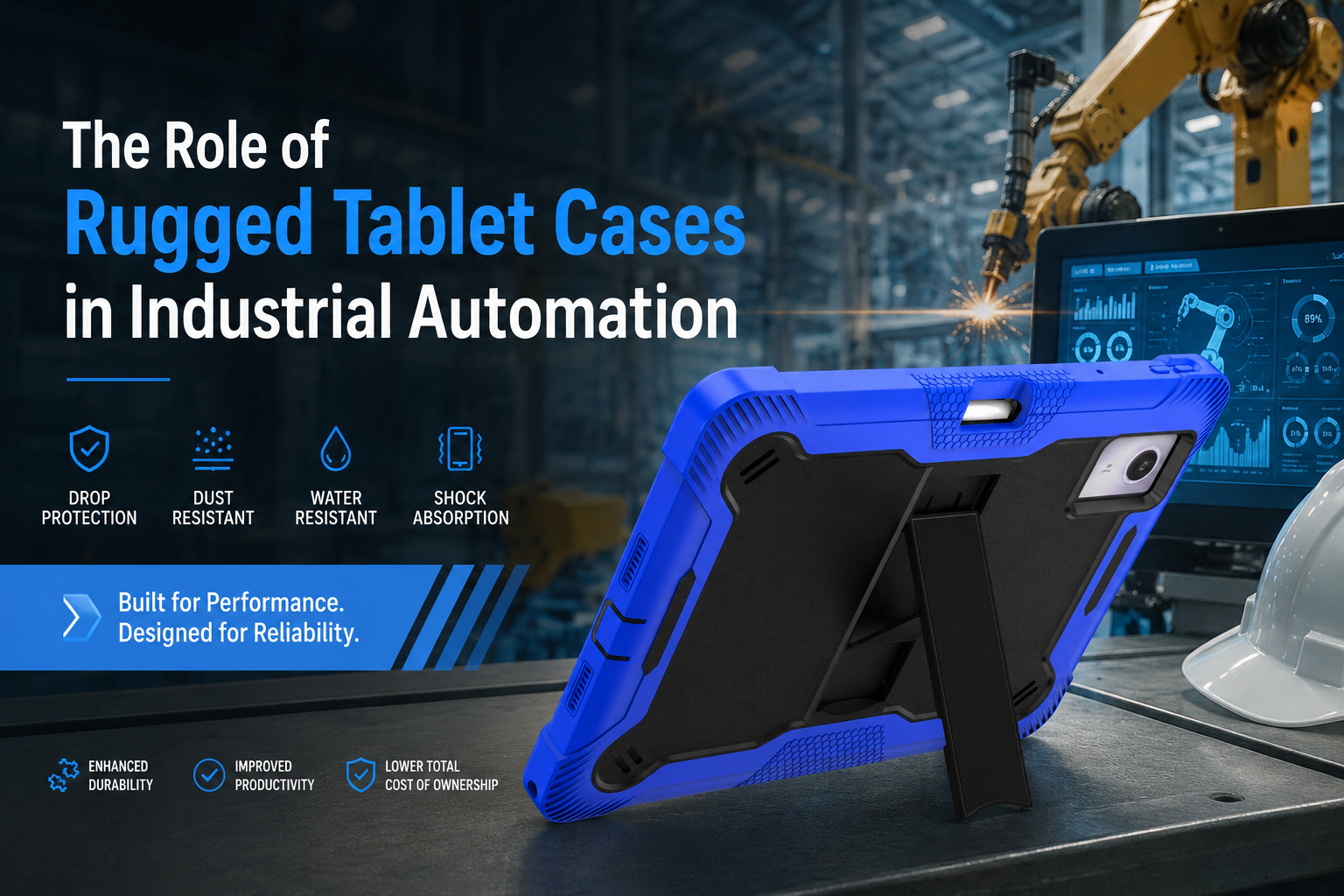 The Role of Rugged Tablet Cases in Industrial Automation