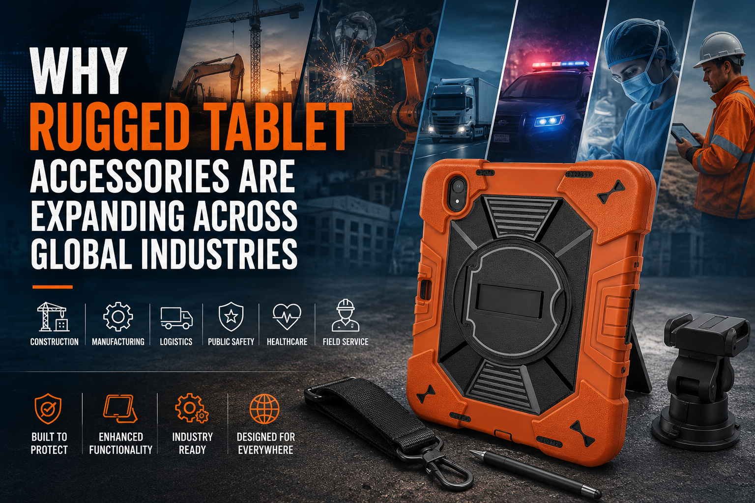 Why Rugged Tablet Accessories Are Expanding Across Global Industries