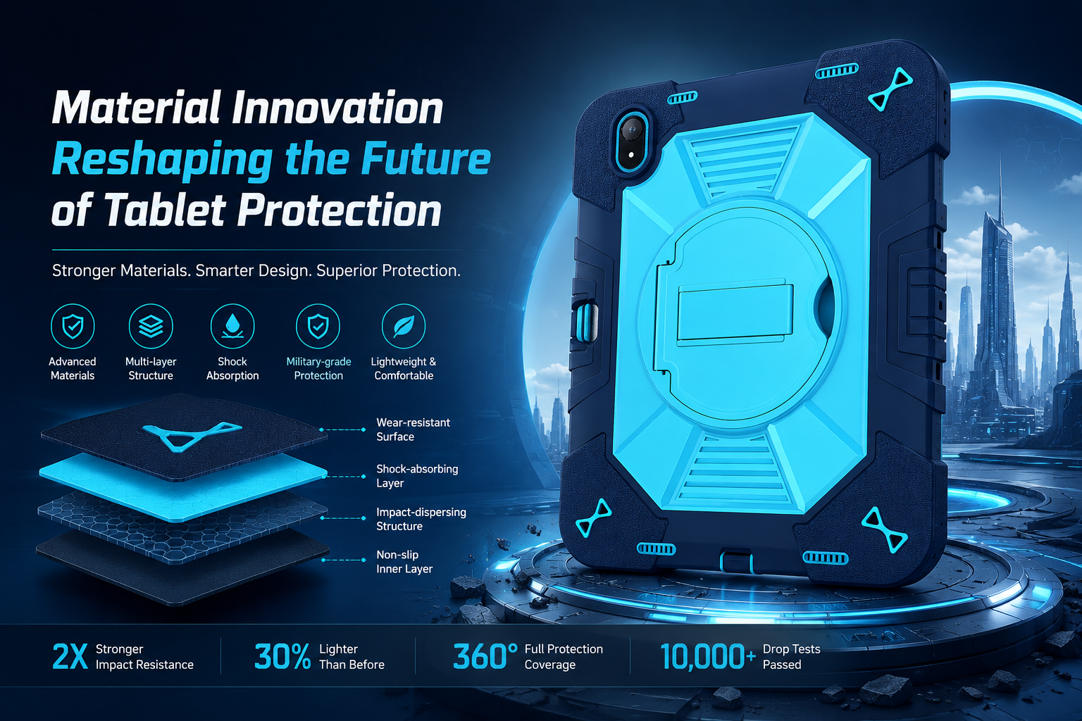 Material Innovation Reshaping the Future of Tablet Protection