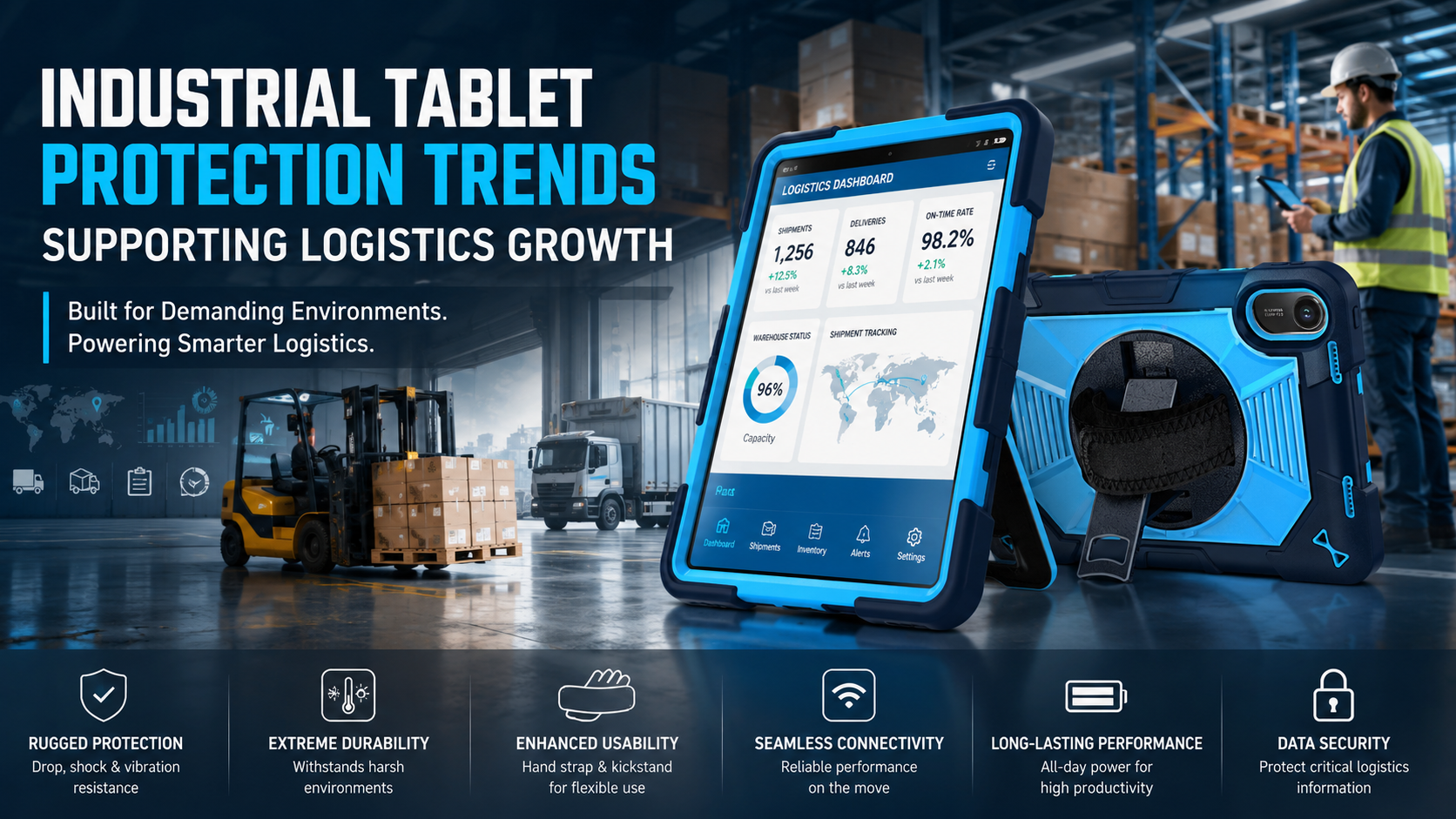 Industrial Tablet Protection Trends Supporting Logistics Growth