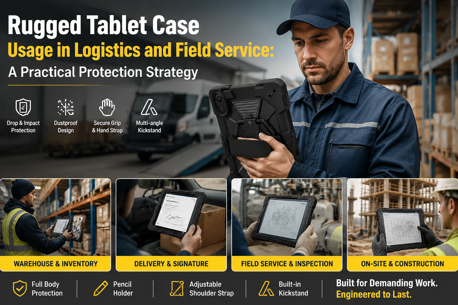Rugged Tablet Case Usage in Logistics and Field Service: A Practical Protection Strategy