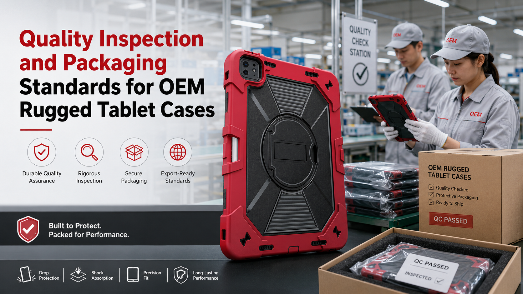 Quality Inspection and Packaging Standards for OEM Rugged Tablet Cases
