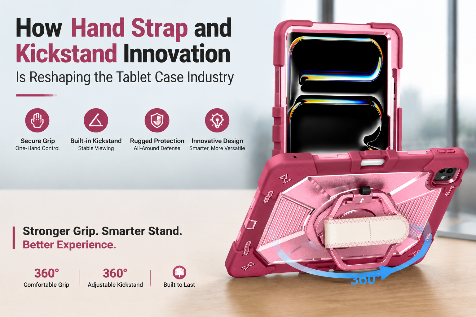 How Hand Strap and Kickstand Features Create Product Differentiation in Tablet Cases
