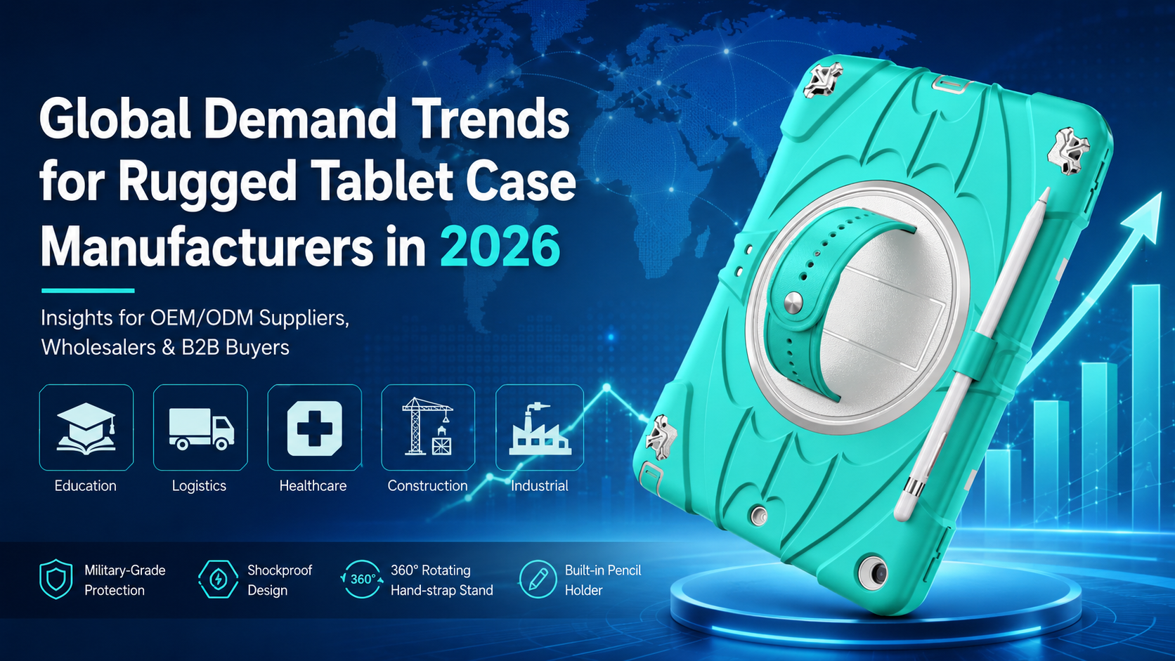 Global Demand Trends for Rugged Tablet Case Manufacturers in 2026