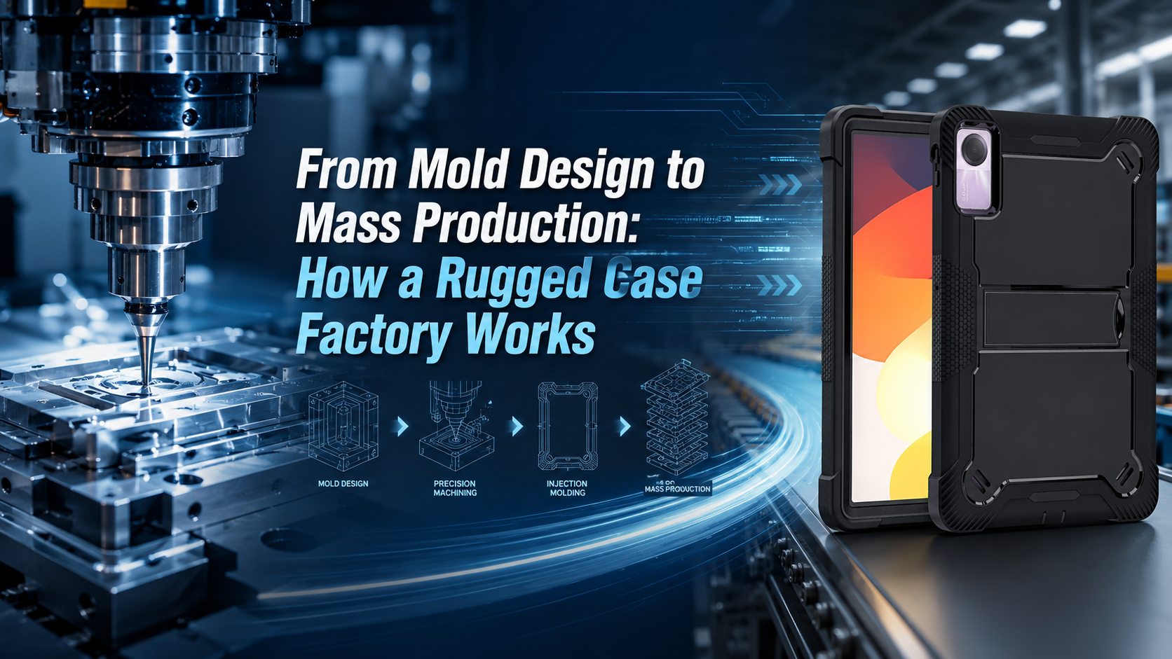 From Mold Design to Mass Production: How a Rugged Case Factory Works