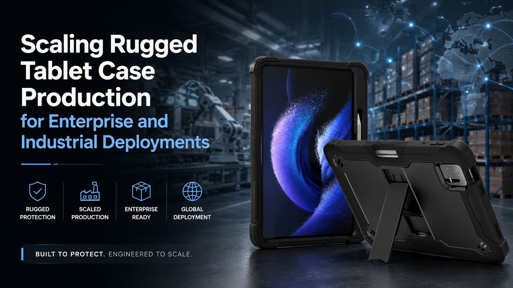 Scaling Rugged Tablet Case Production for Enterprise and Industrial Deployments