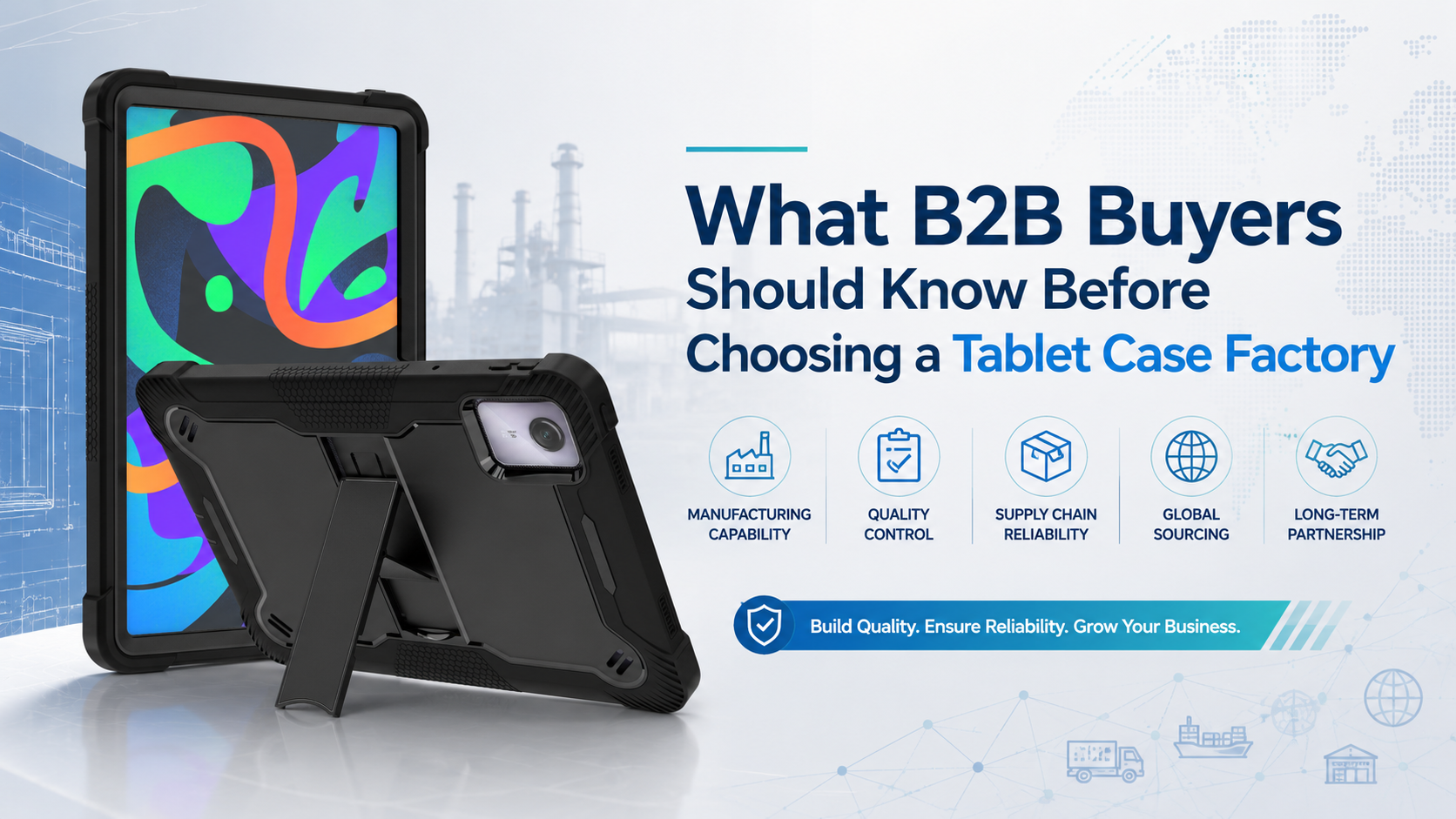 What B2B Buyers Should Know Before Choosing a Tablet Case Factory