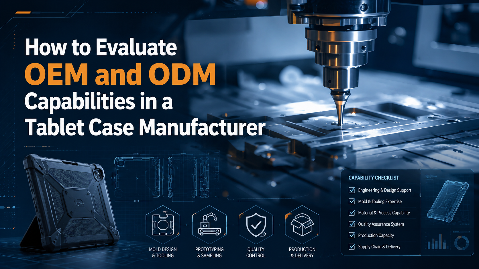 How to Evaluate OEM and ODM Capabilities in a Tablet Case Manufacturer
