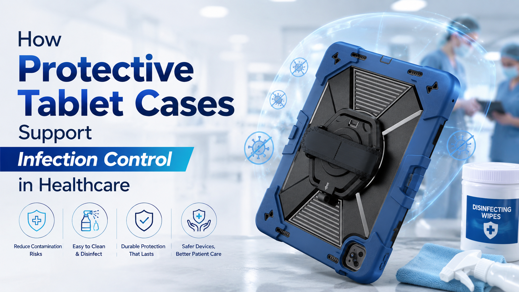 How Protective Tablet Cases Support Infection Control in Healthcare