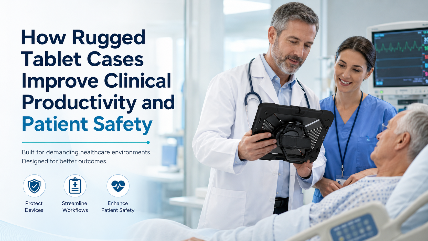 How Rugged Tablet Cases Improve Clinical Productivity and Patient Safety