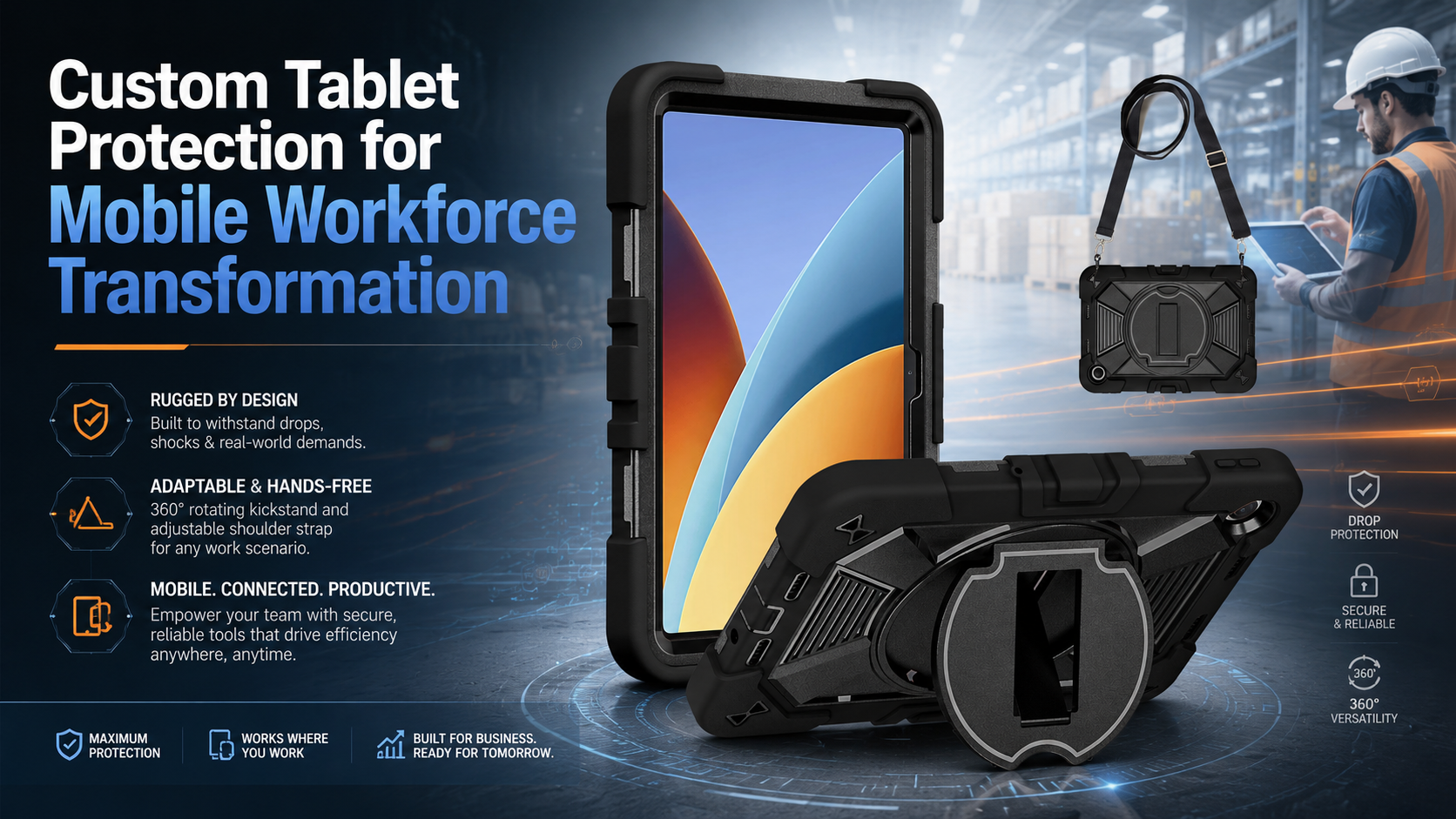 Custom Tablet Protection for Mobile Workforce Transformation