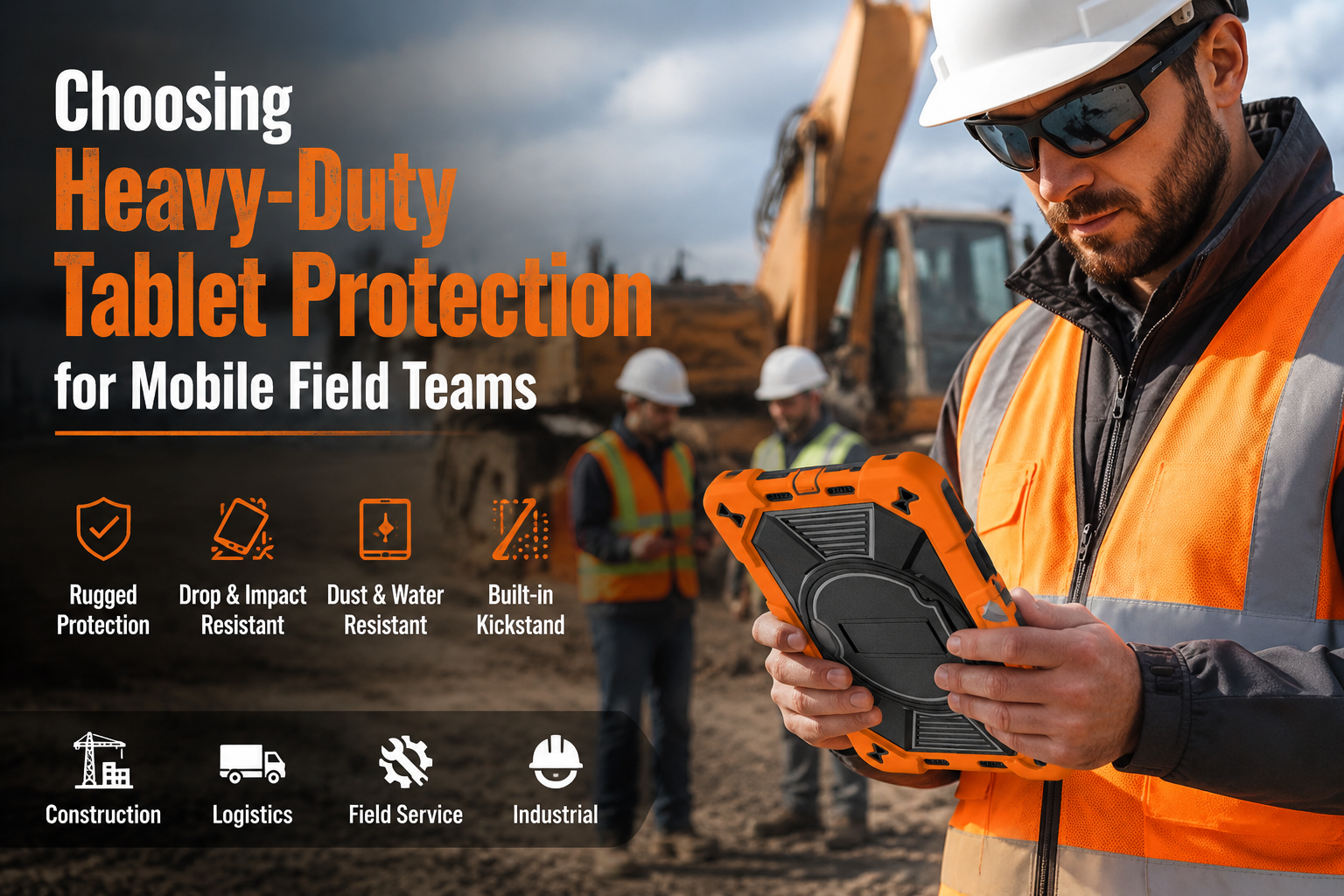 Choosing Heavy-Duty Tablet Protection for Mobile Field Teams
