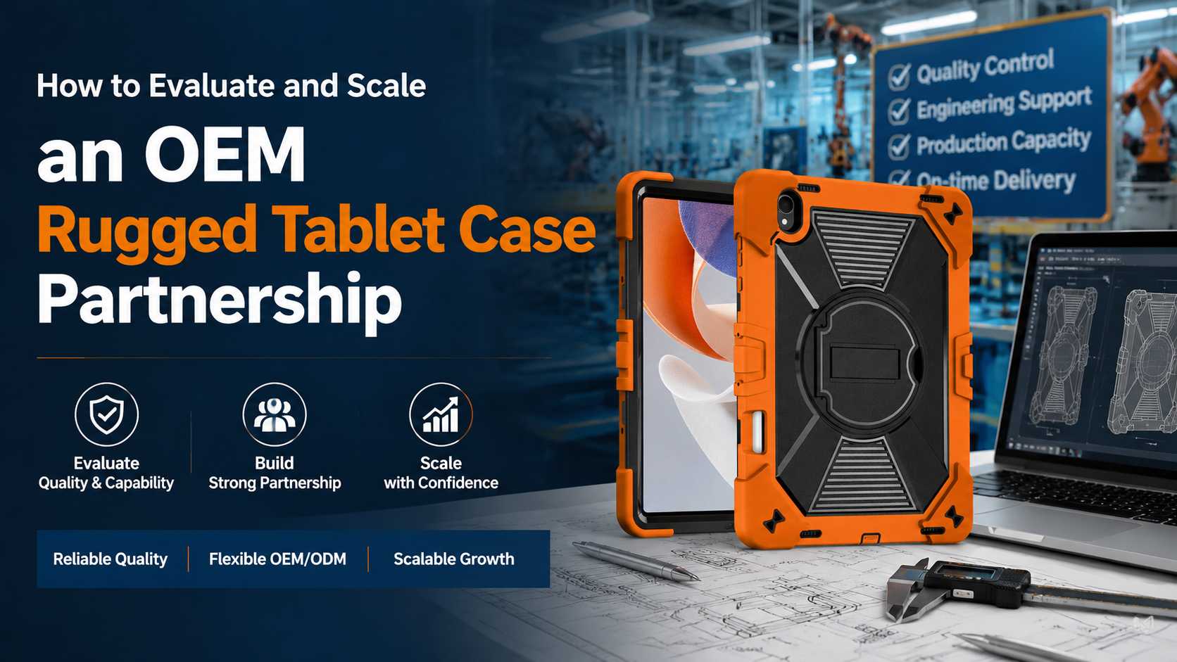How to Evaluate and Scale an OEM Rugged Tablet Case Partnership