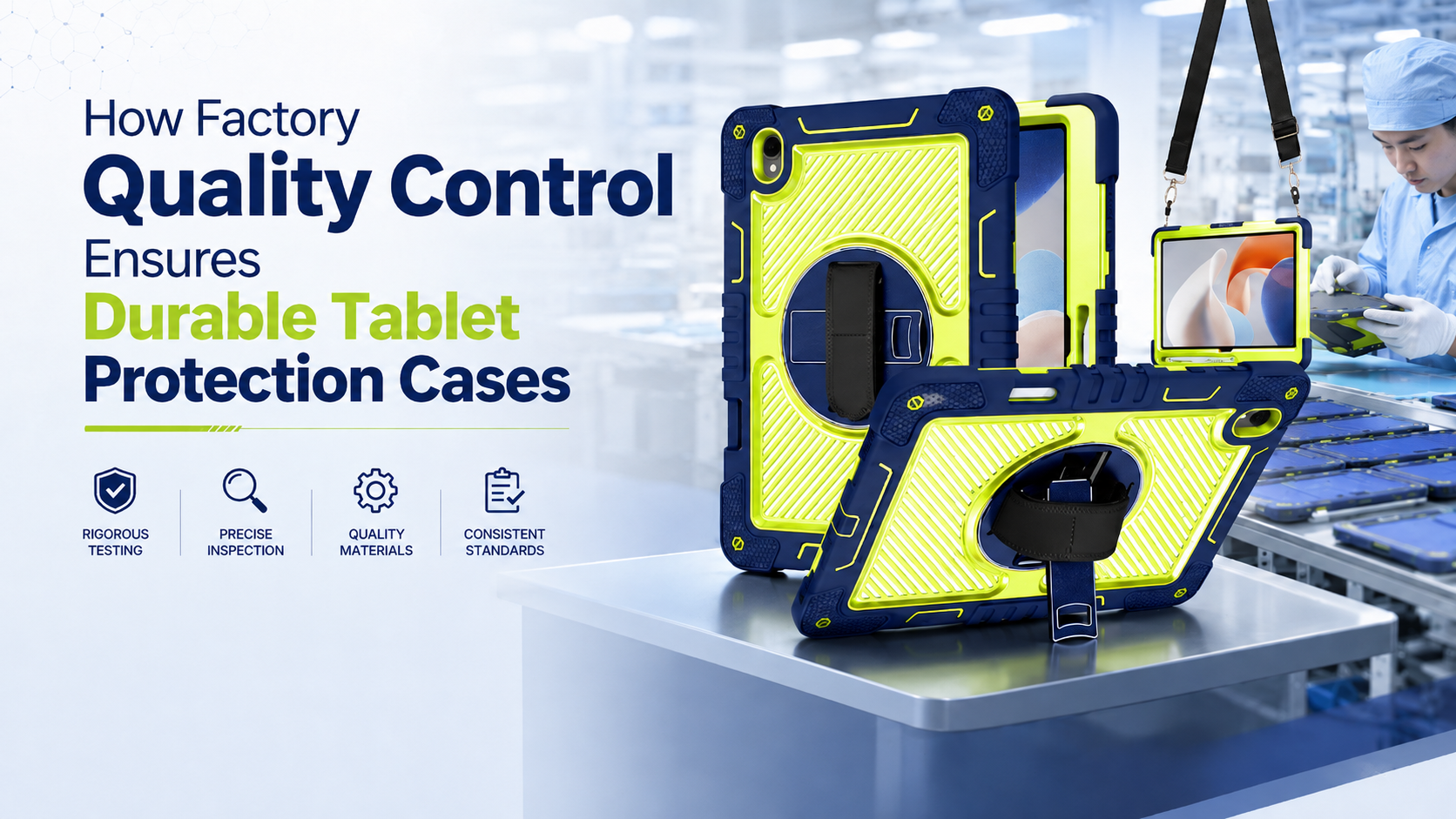 How Factory Quality Control Ensures Durable Tablet Protection Cases