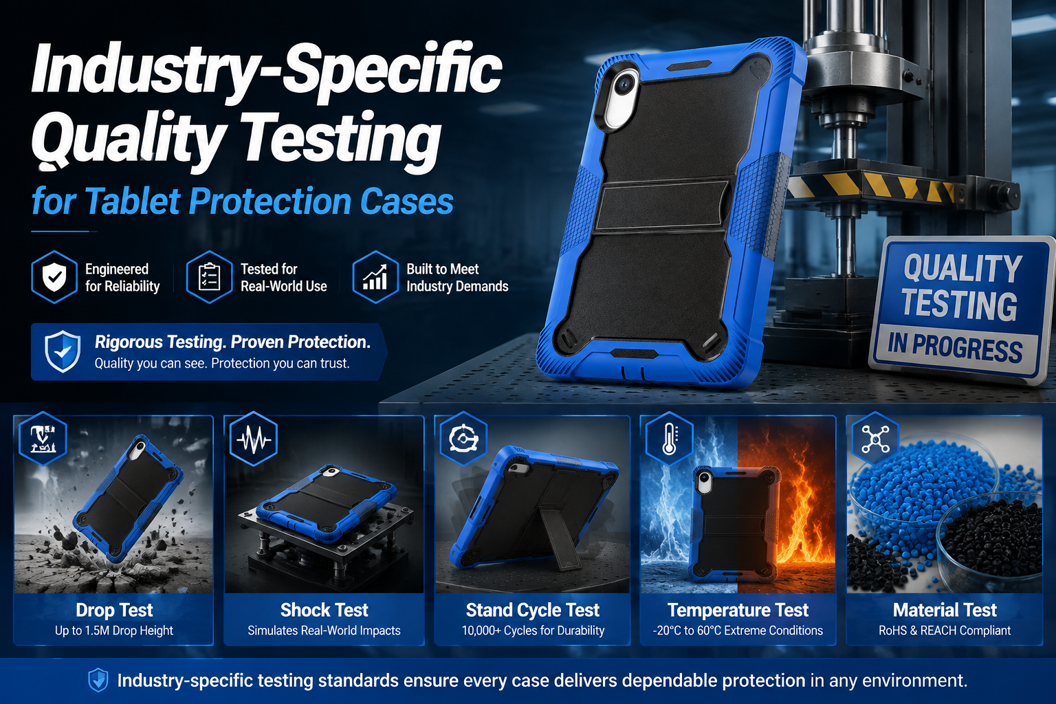 Industry-Specific Quality Testing for Tablet Protection Cases