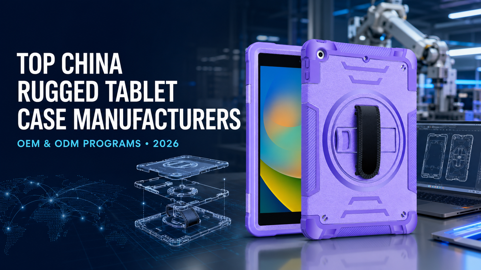 Top China Rugged Tablet Case Manufacturers for OEM and ODM Programs in 2026