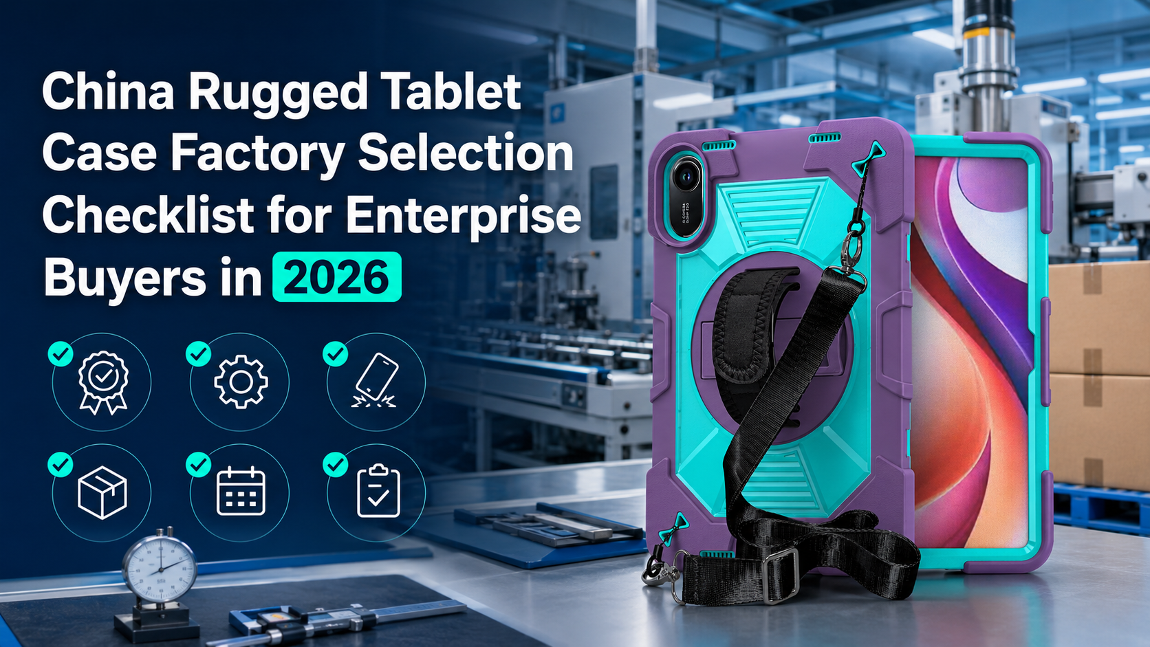 China Rugged Tablet Case Factory Selection Checklist for Enterprise Buyers in 2026