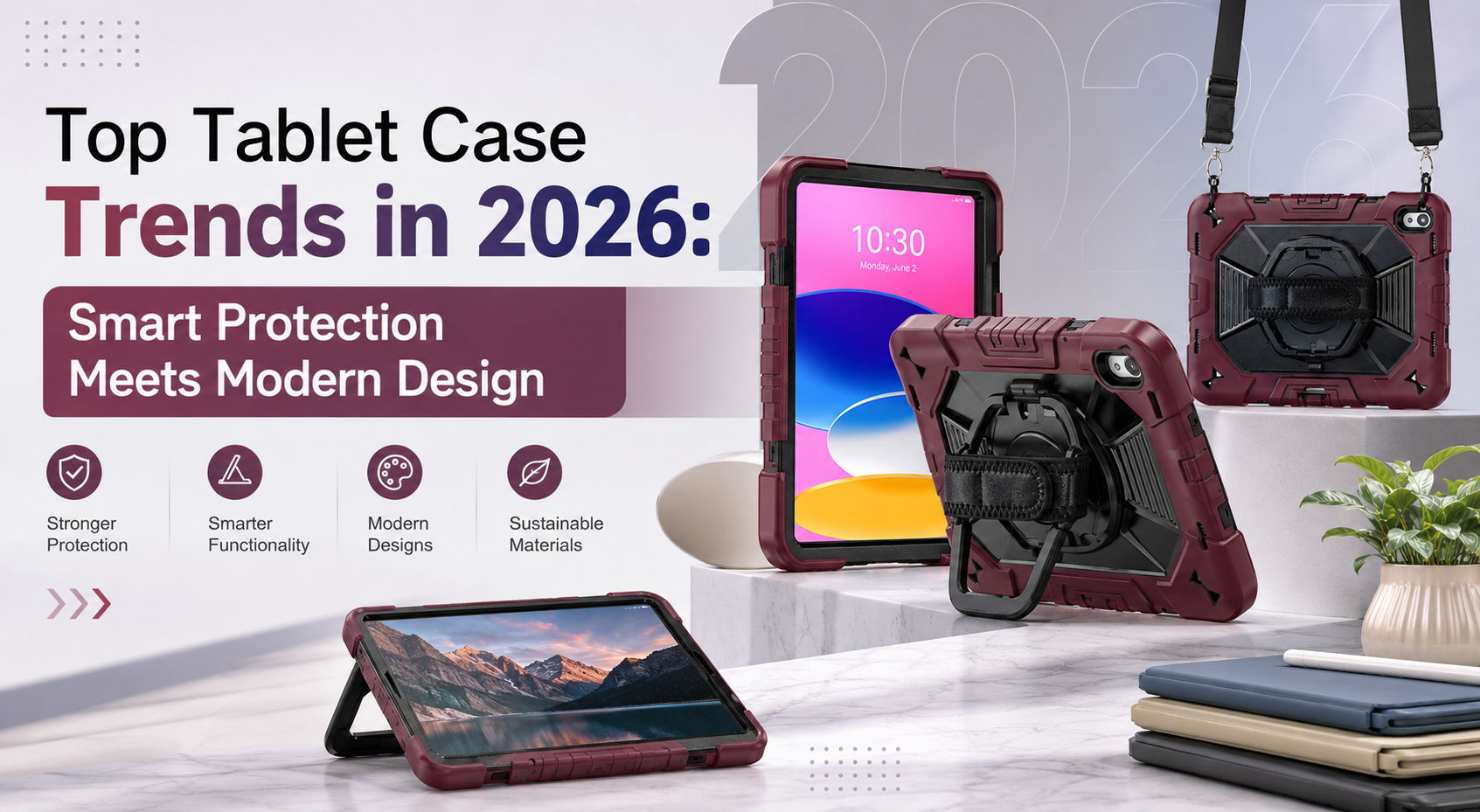 Top Tablet Case Trends in 2026: Smart Protection Meets Modern Design