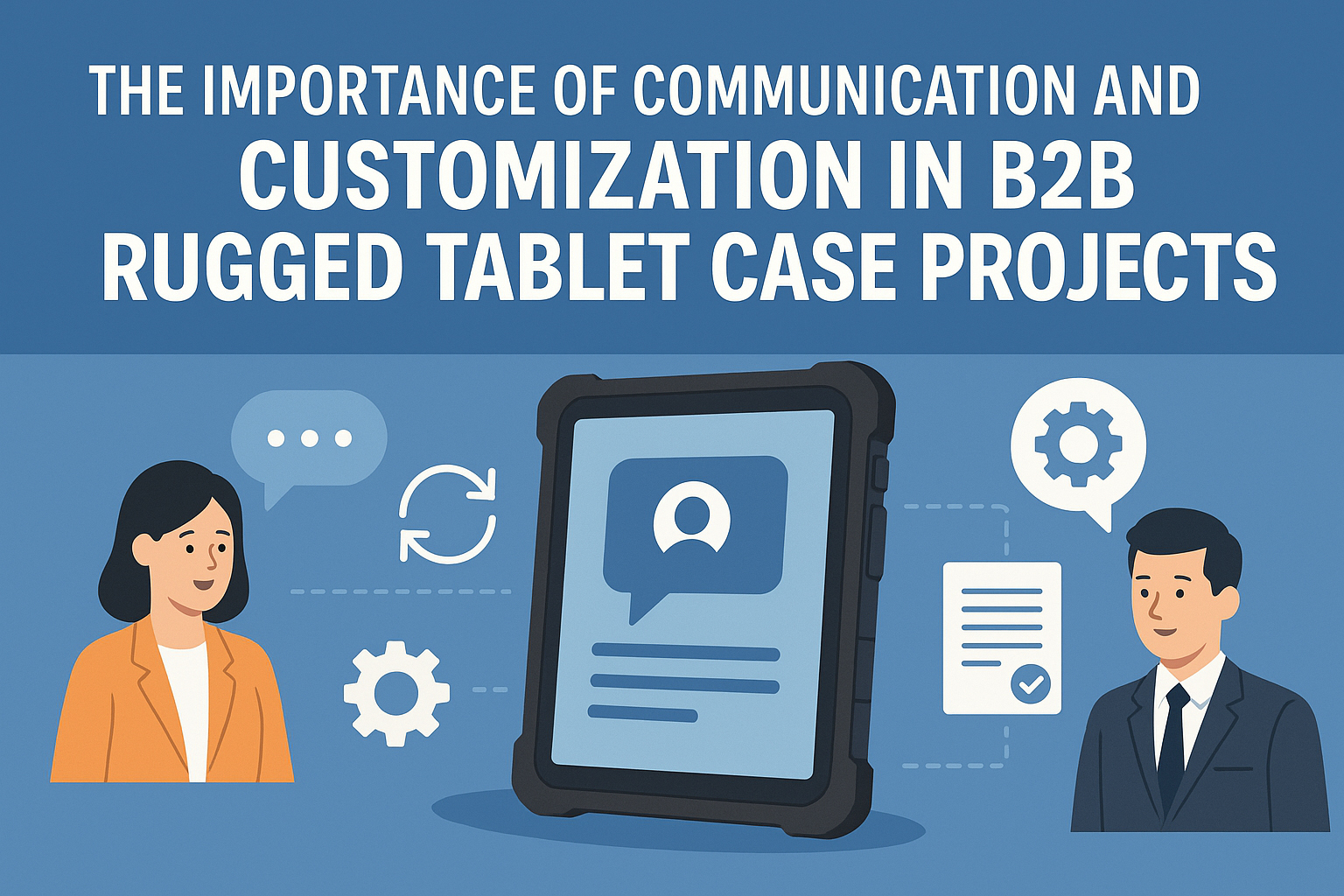 The Importance of Communication and Customization in B2B Rugged Tablet Case Projects