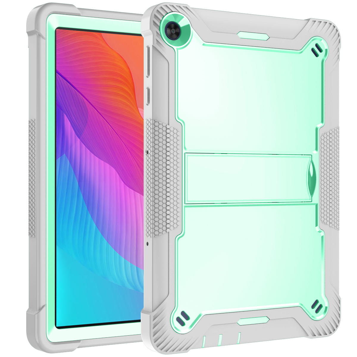 TOZIZO Grey Mint 3-Layer Protective Case for Huawei MatePad T10S | B2B Project & Wholesale Supply